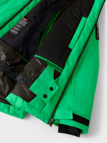 NAME IT Weatherproof jacket 'NKNSLOPE10' in Green