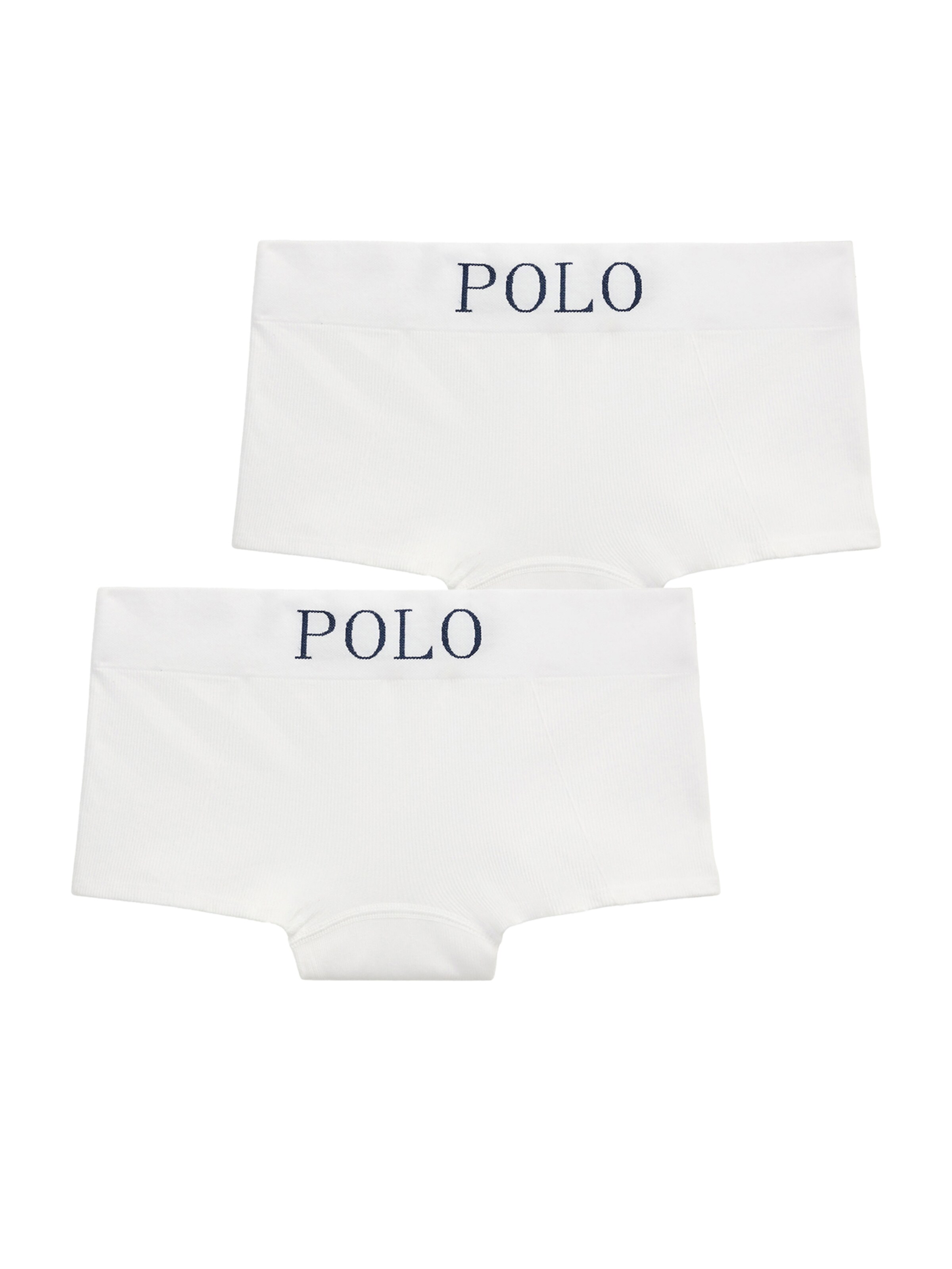 Shorty ' Ribbed Seamless ' Polo Ralph Lauren en blanc : devant