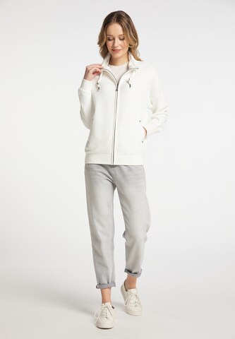 DreiMaster Vintage Zip-Up Hoodie in White