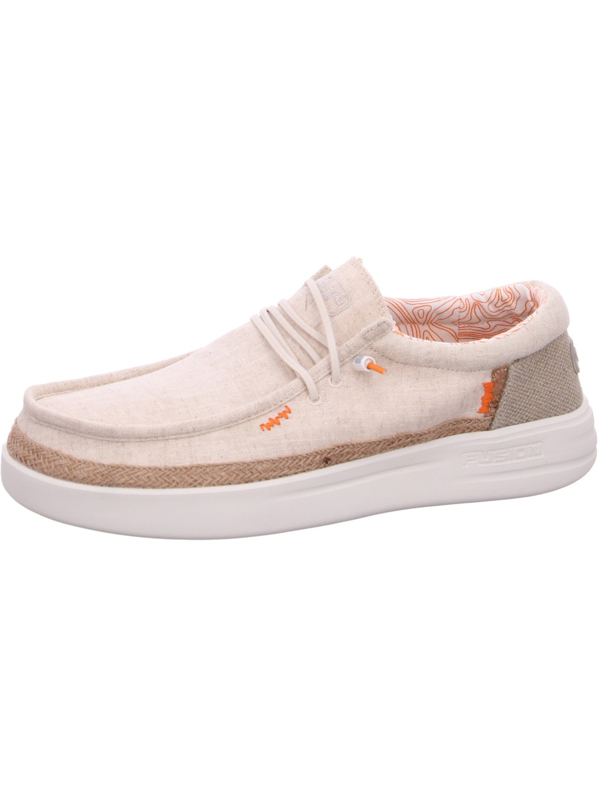 Fusion Schnürschuh 'Fusion Slipper Beige'‌‌‌‌‌‌‌‌‌‌ in Beige: Vorderseite