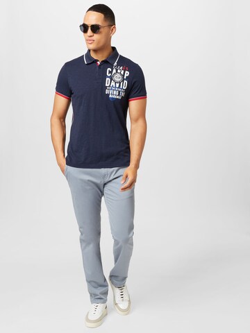 T-Shirt CAMP DAVID en bleu