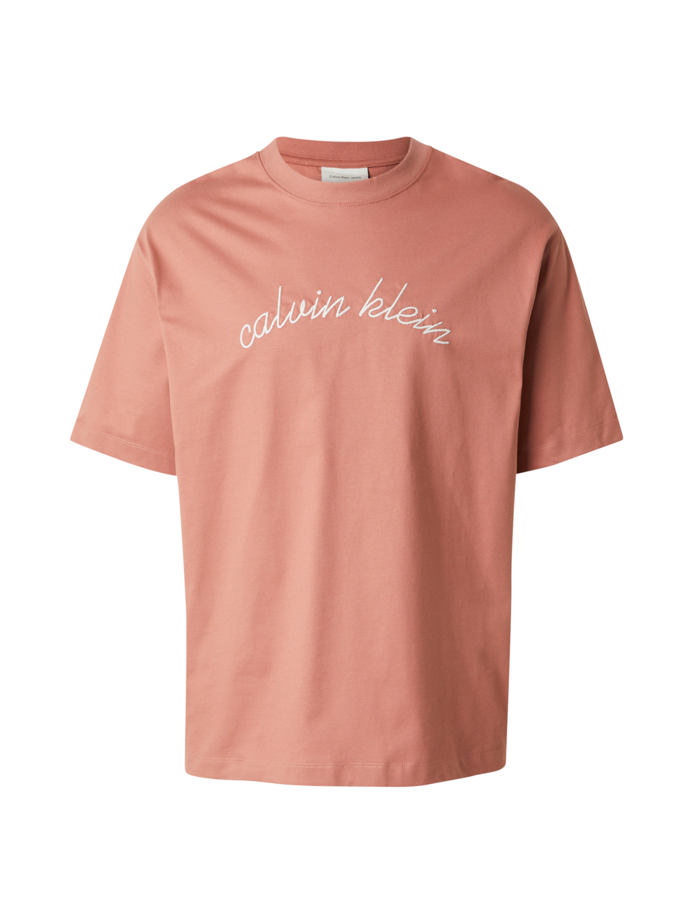 Calvin Klein Jeans - Camiseta en naranja: frente
