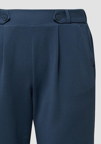 QS Wide leg Broek in Blauw