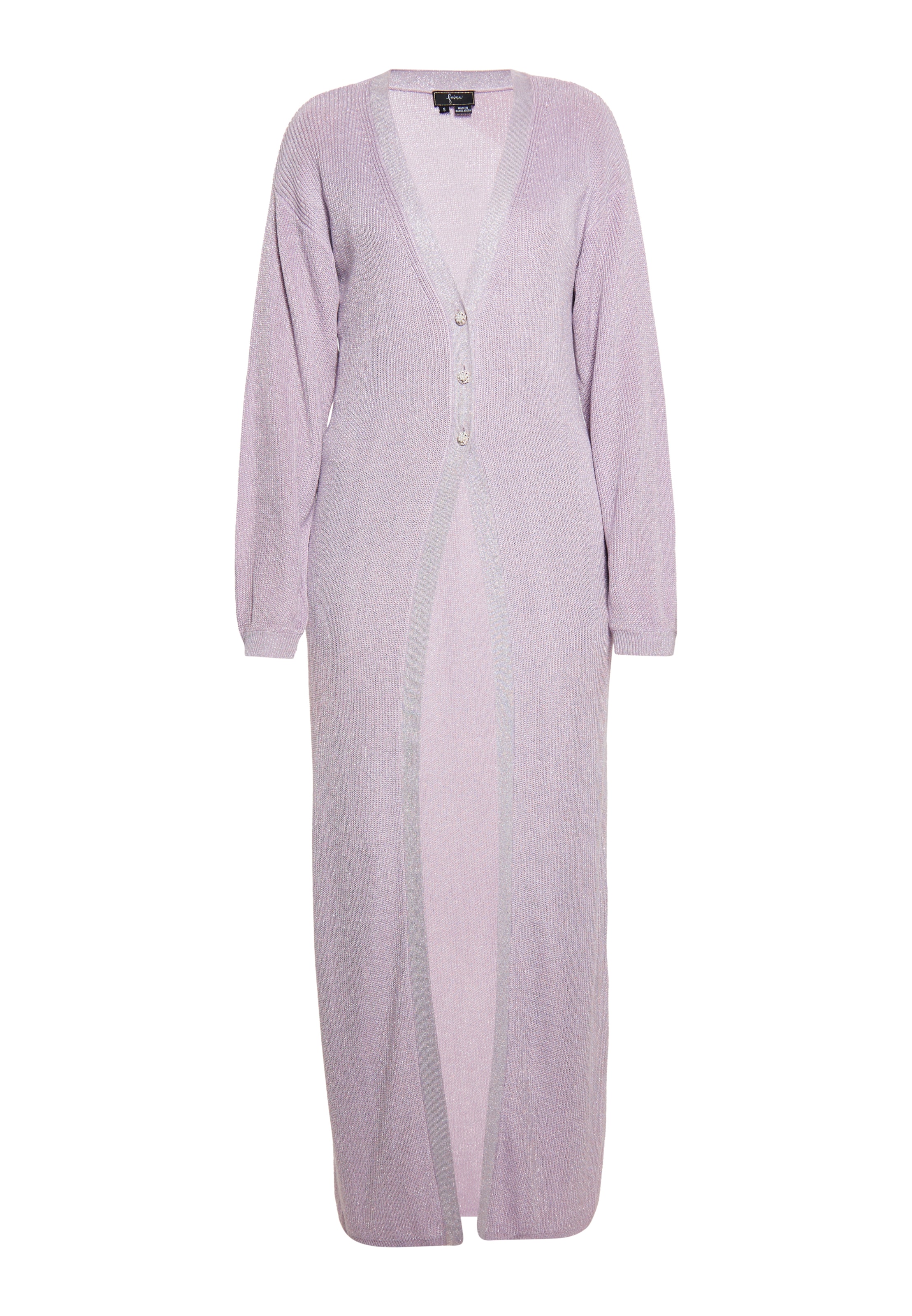 Cardigan faina en violet : devant