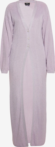 Cardigan faina en violet : devant