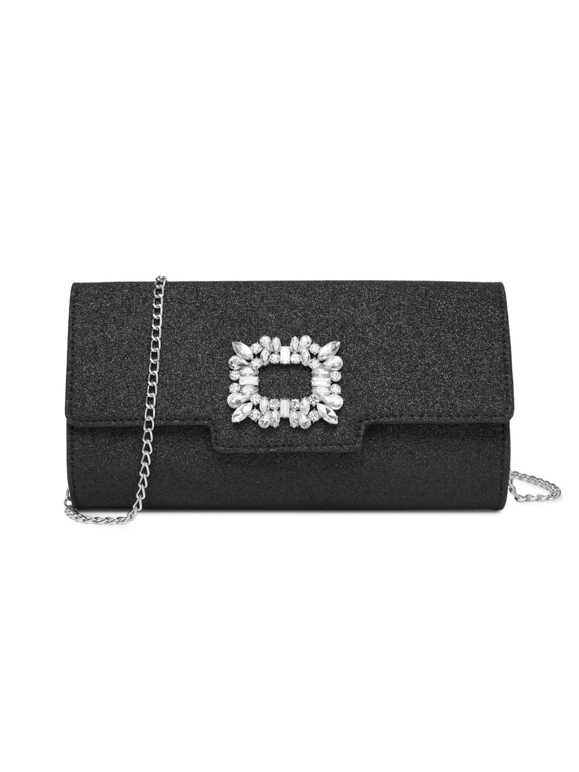 Miss Lulu Clutch‌‌‌‌‌‌‌‌‌ in Schwarz: Vorderseite