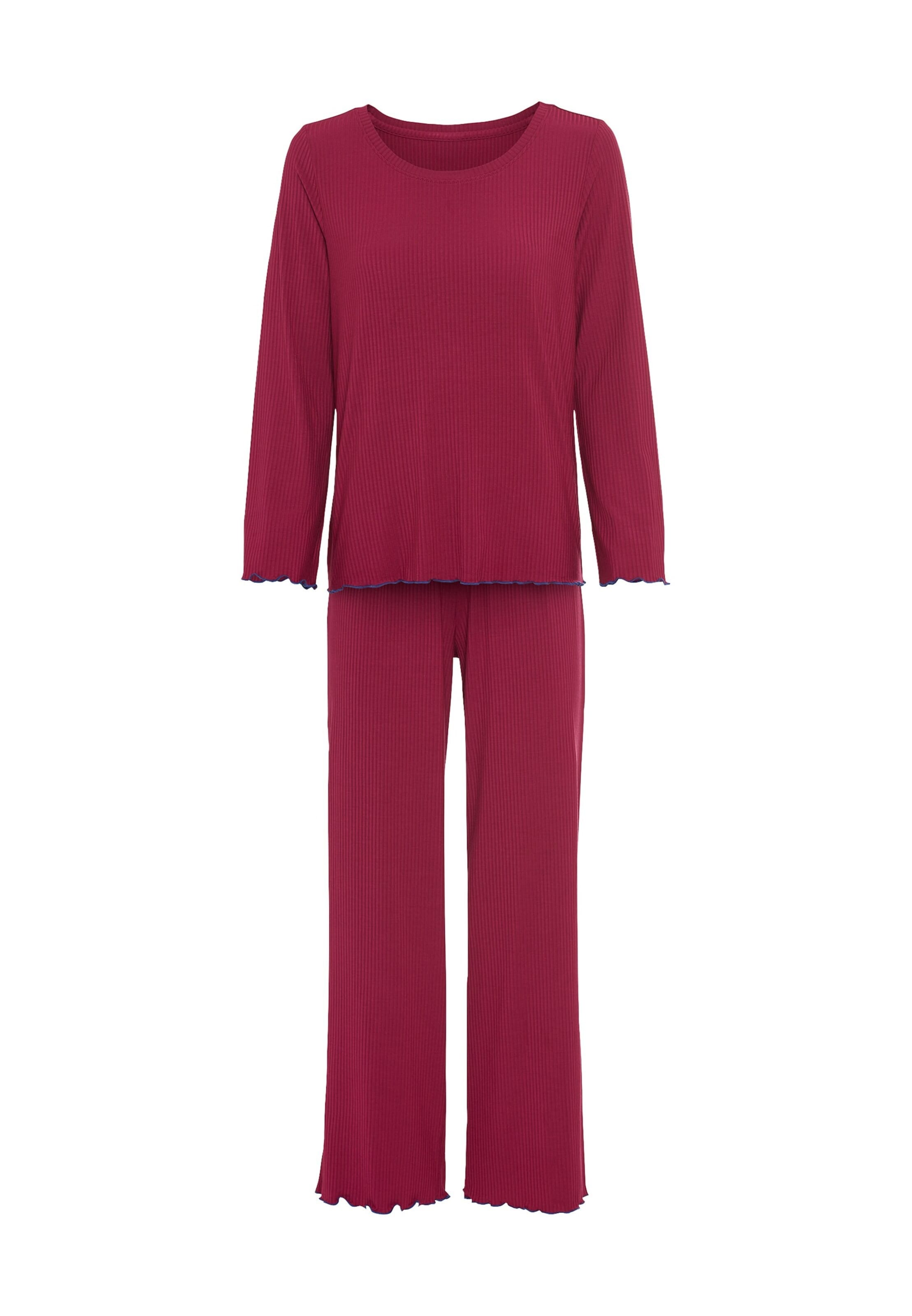 LSCN by LASCANA Pyjama in Lila: Vorderseite