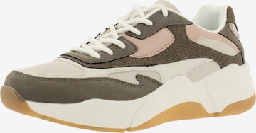 BULLBOXER Sneakers laag in Bruin: voorkant