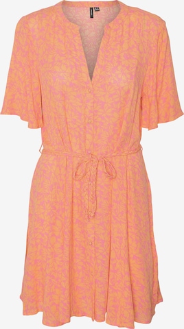 VERO MODA - Vestidos camiseiros 'MENNY' em laranja: frente