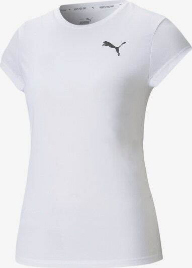 PUMA T-shirt fonctionnel en noir / blanc, Vue avec produit