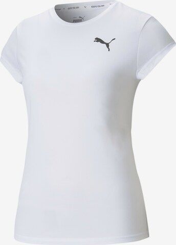 PUMA Performance Shirt in White: front