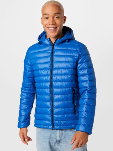 Superdry Between-Season Jacket 'Fuji' in Blue: front