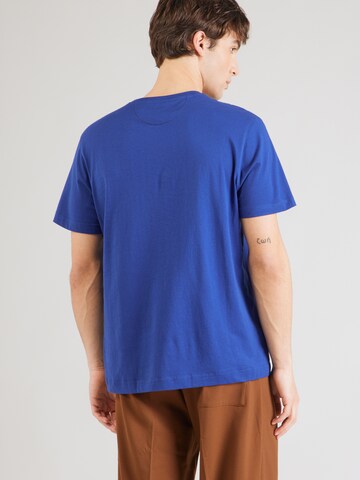 Tricou de la La Martina pe albastru: spate