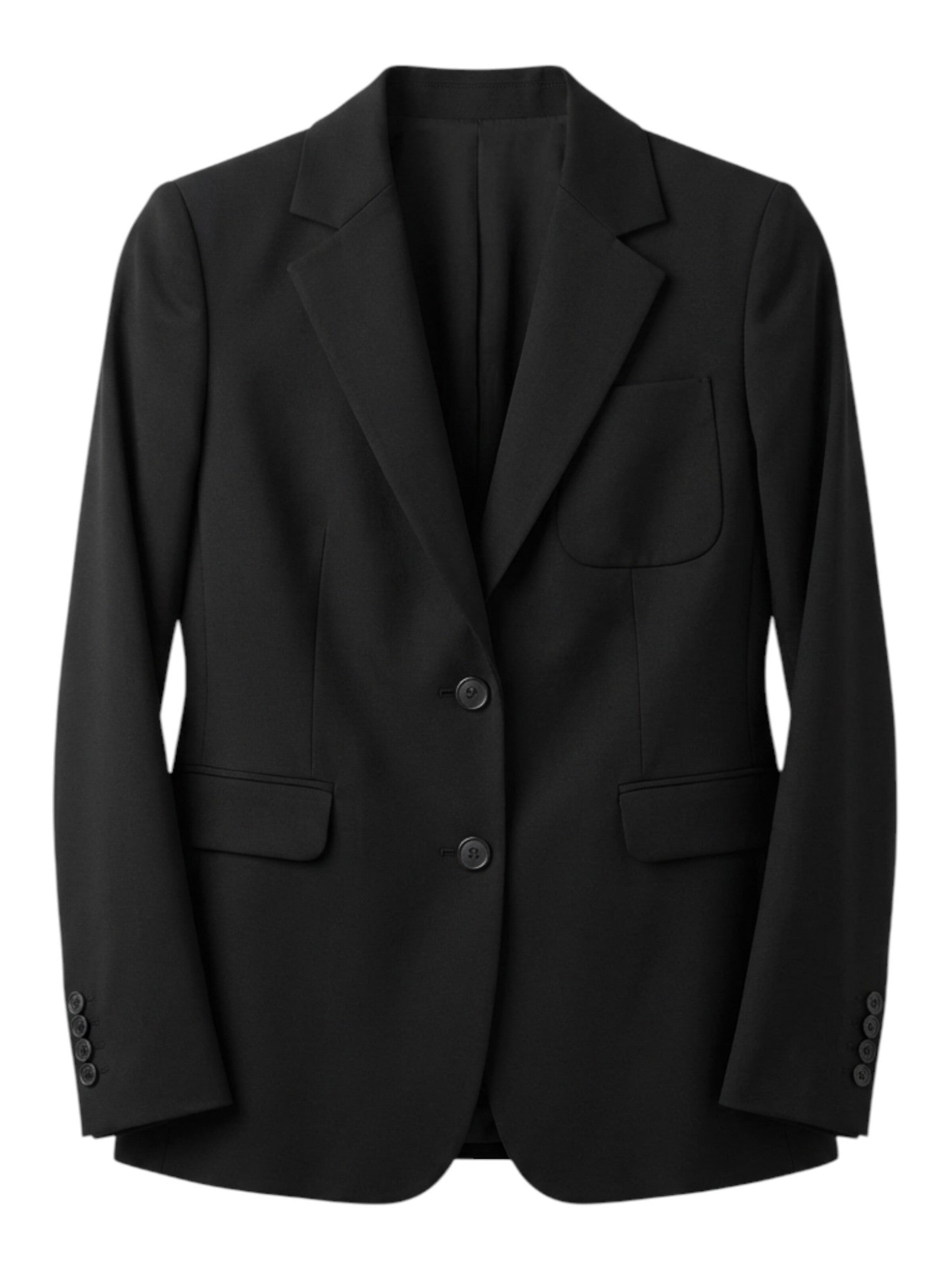 TEESHOPPEN Blazer 'Performance' in Black: front