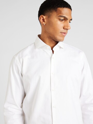 BOSS Regular fit Button Up Shirt 'JOE' in White