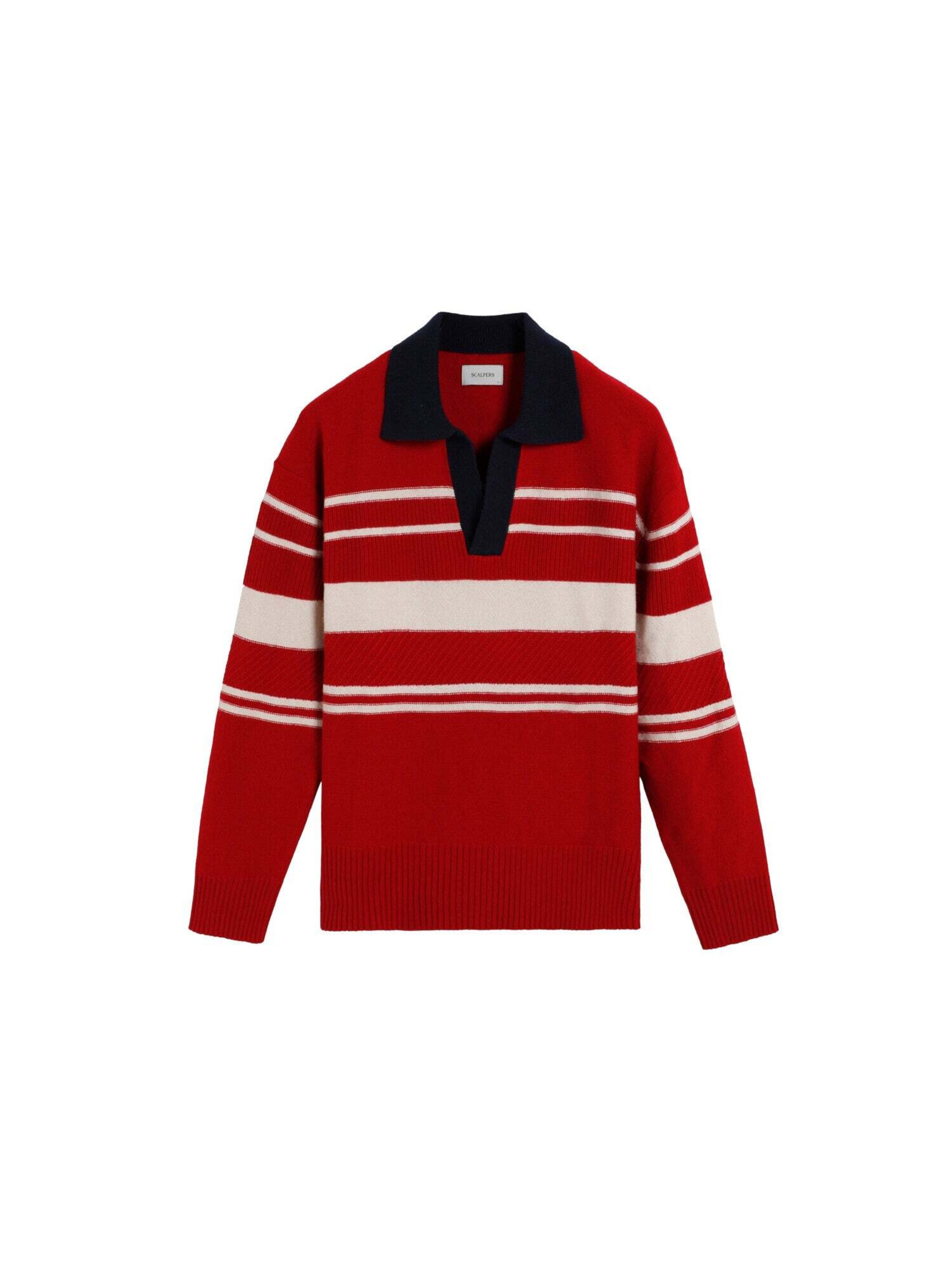 Scalpers Свитер 'Vintage' в Красный: спереди