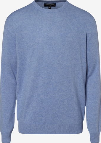 Pull-over Andrew James en bleu : devant