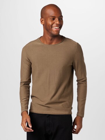 s.Oliver Sweater in Brown: front