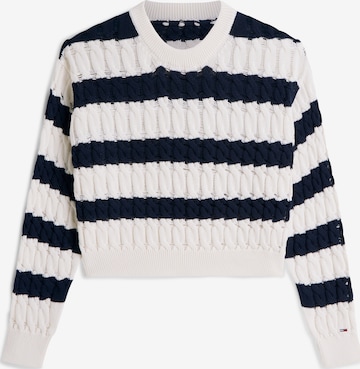 Tommy JeansPulover - plava boja: prednji dio