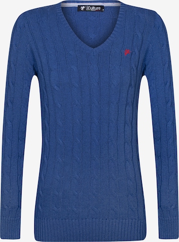 DENIM CULTURE Pullover 'Perla' i blå: forside