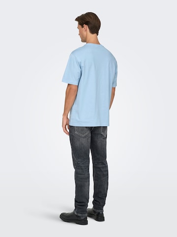 Only & Sons Футболка 'ONSFRED' в Синий