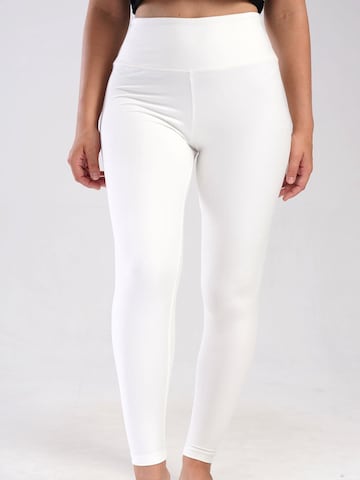C&City Skinny Legíny – bílá