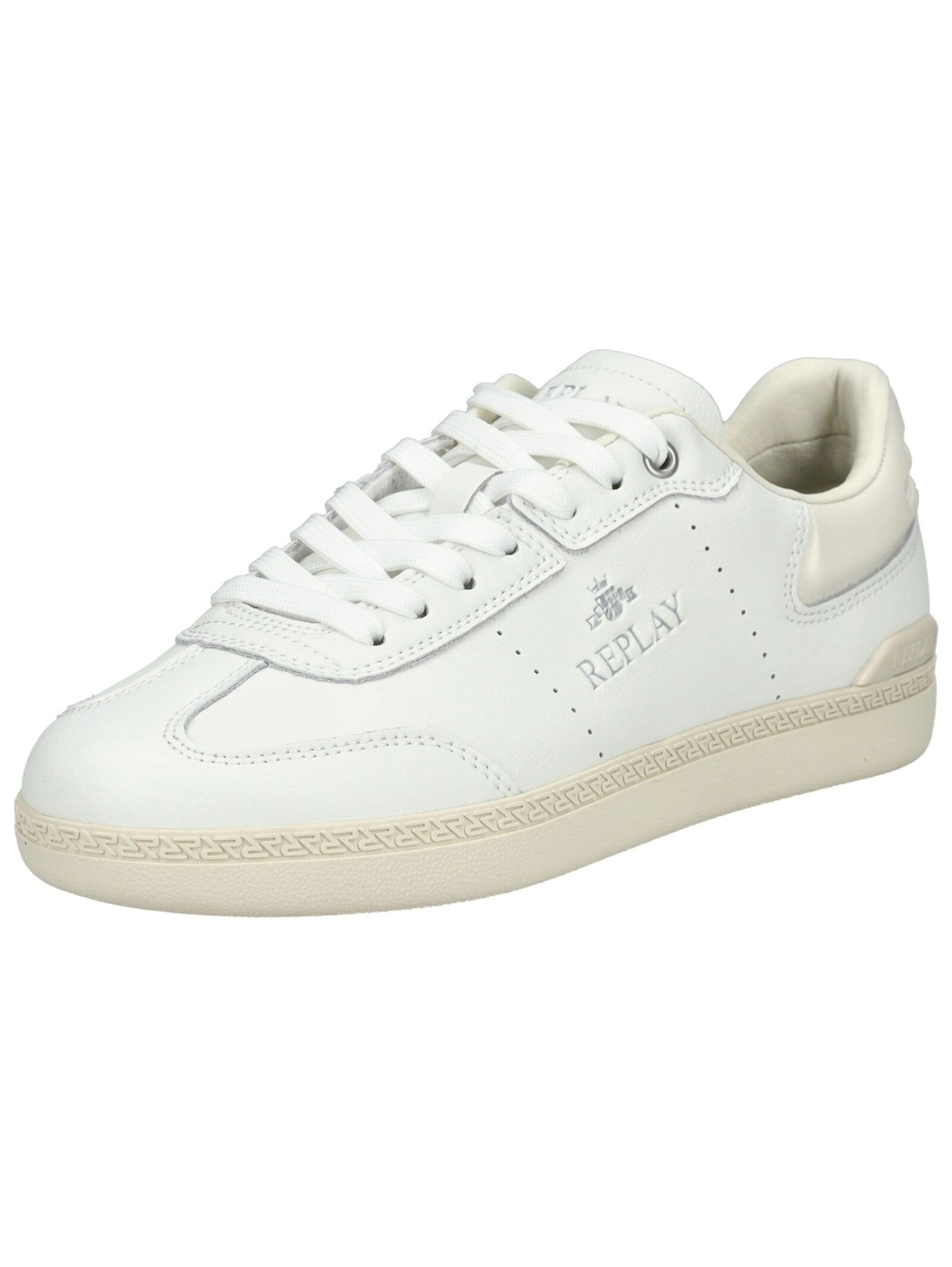 Baskets basses REPLAY en blanc : devant