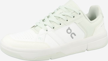 On Platform trainers 'The Roger Clubhouse' in White: front