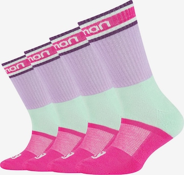 SALOMON Sportsocken in Lila: Vorderseite