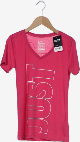 NIKE T-Shirt XS in Pink: predná strana