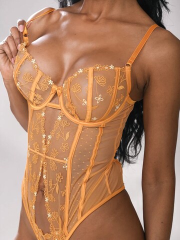 Gianna Bellucci Lingerie Bodysuit 'Mia Body' in Orange