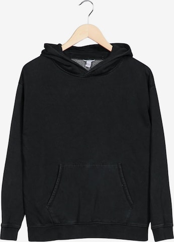 Organic Basics Kapuzenpullover XS in Schwarz: Vorderseite