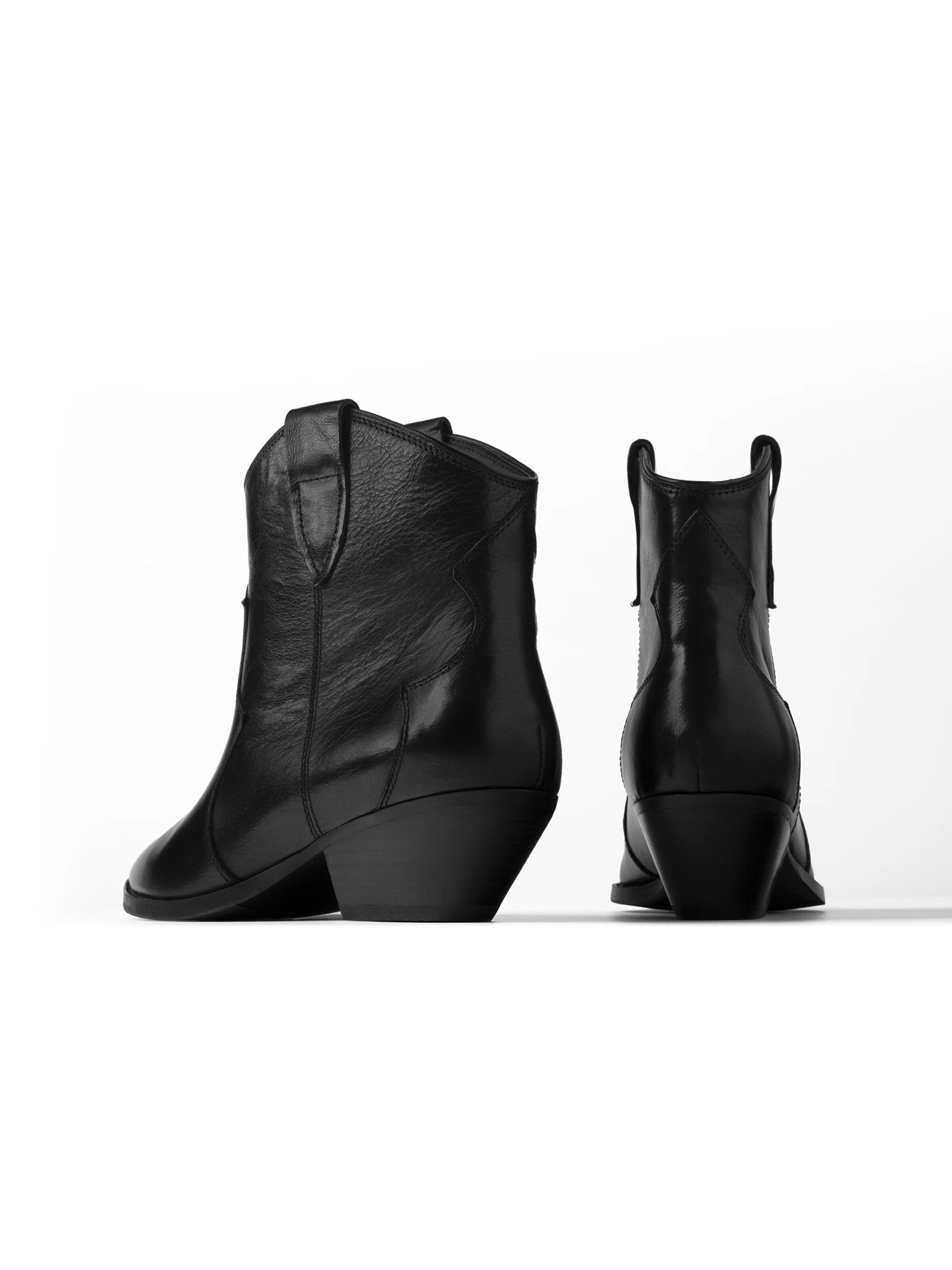 Cizme glezne 'NOTHING TO LOSE' de la L37 HANDMADE SHOES pe negru