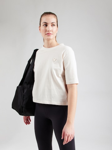 GUESS Performance shirt 'COLETTE' in Beige: front