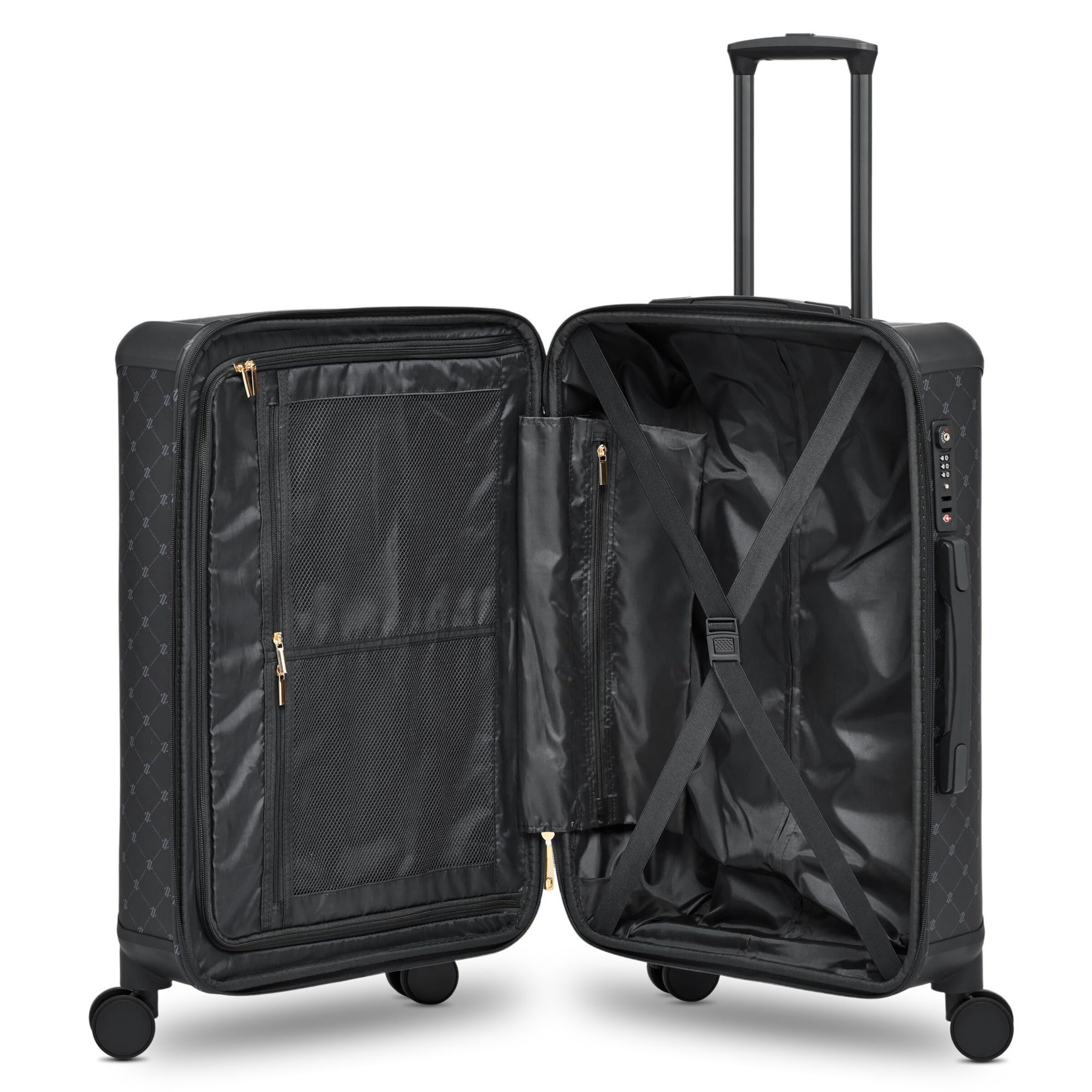 Lazarotti Suitcase set 'Palermo' in Black