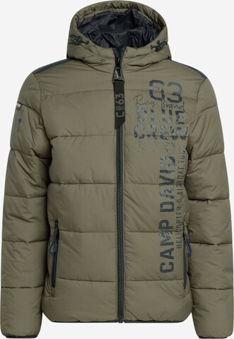 Veste d’hiver CAMP DAVID en vert : devant