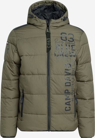 Veste d’hiver CAMP DAVID en vert : devant