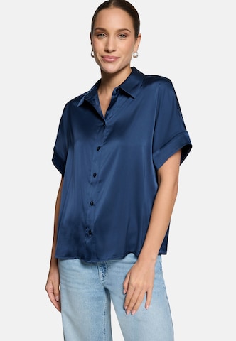 zero Bluse in Blau: Vorderseite