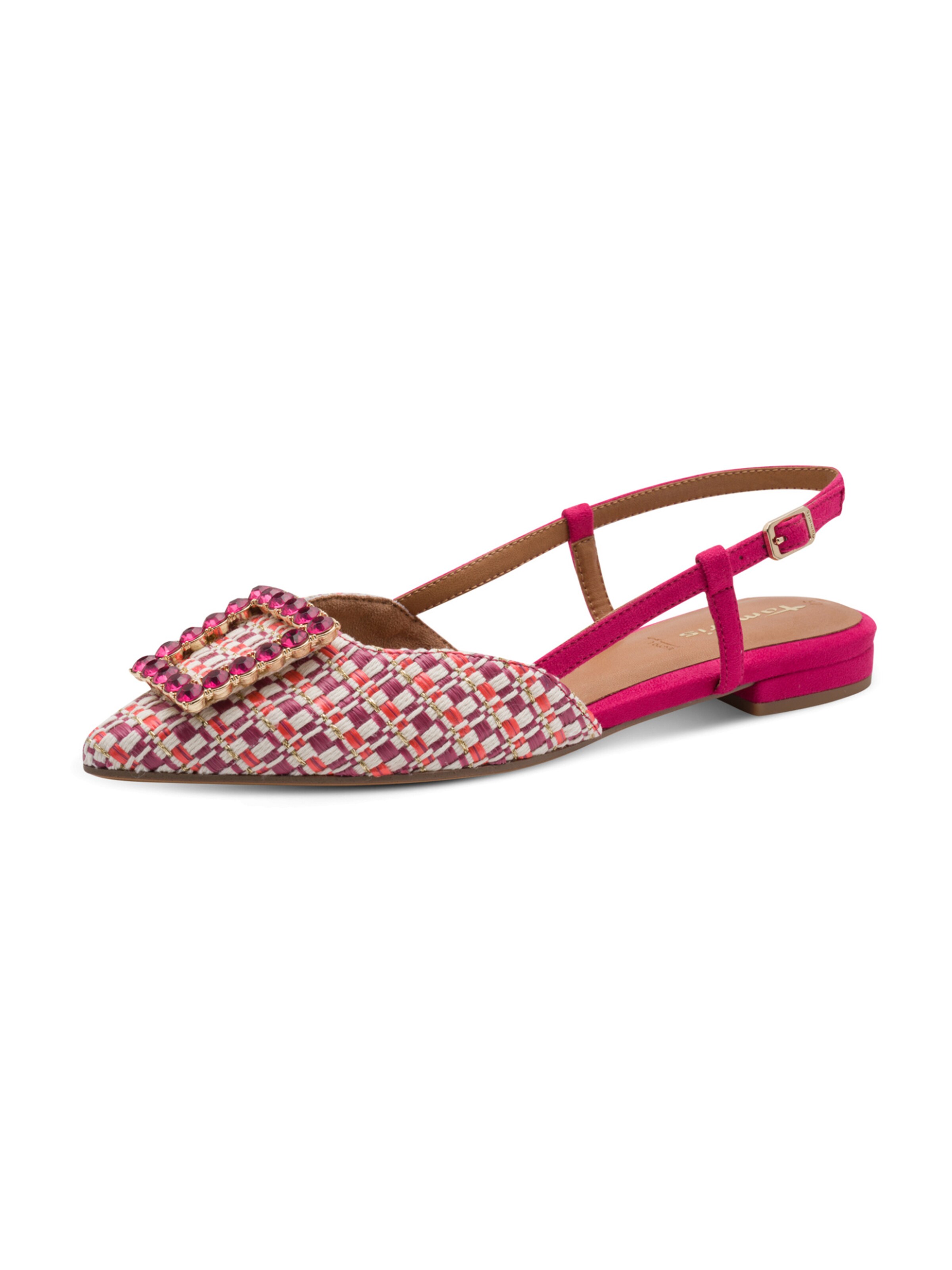 Tamaris Slingpumps in Roze: voorkant
