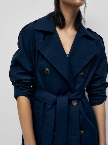 Manteau mi-saison Pull&Bear en bleu