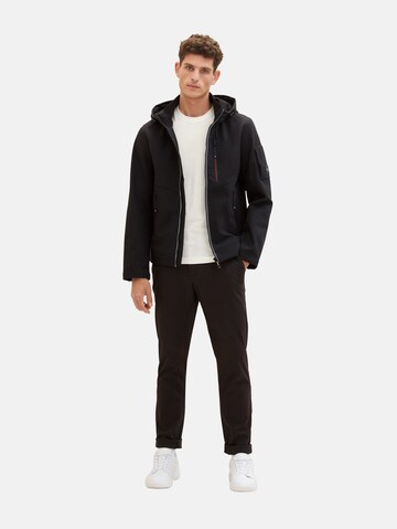 TOM TAILOR Between-Season Jacket in Black