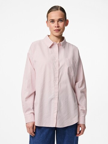 PIECES Bluse 'FEMME' i pink: forside