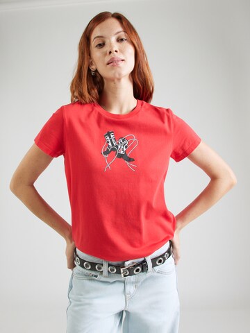 T-shirt 'THE PERFECT' LEVI'S ® en rouge : devant