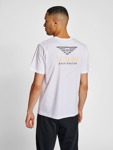 T-Shirt fonctionnel 'David' Hummel en blanc