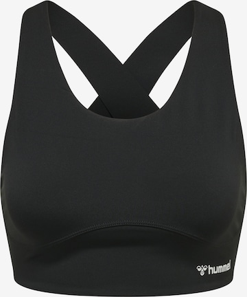 Bustier Soutien-gorge de sport Hummel en noir : devant