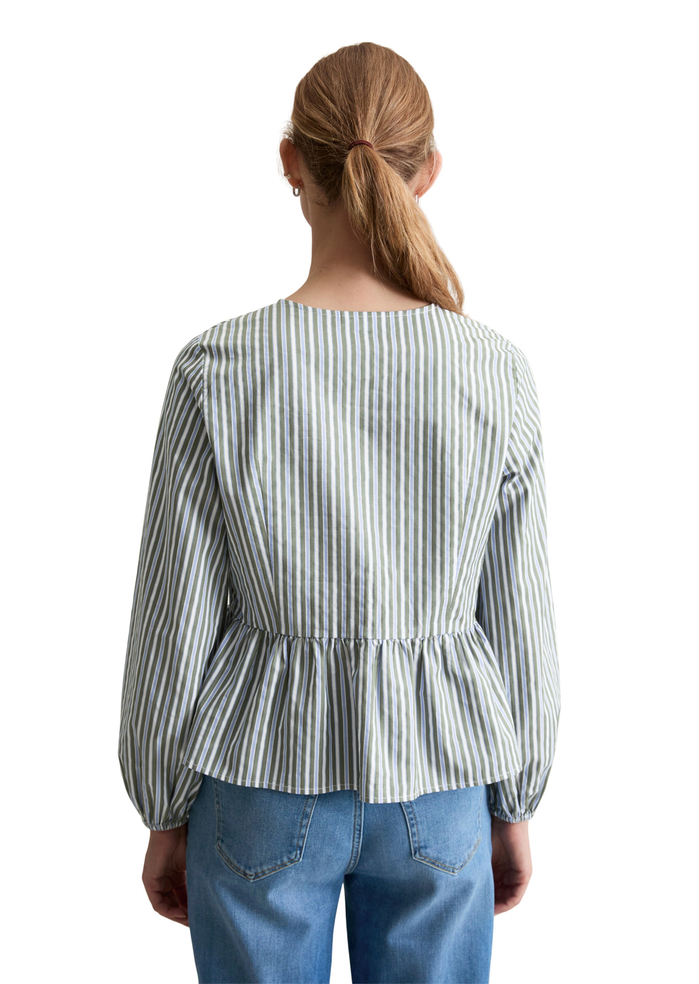 Marc O'Polo DENIM Bluse in Grün