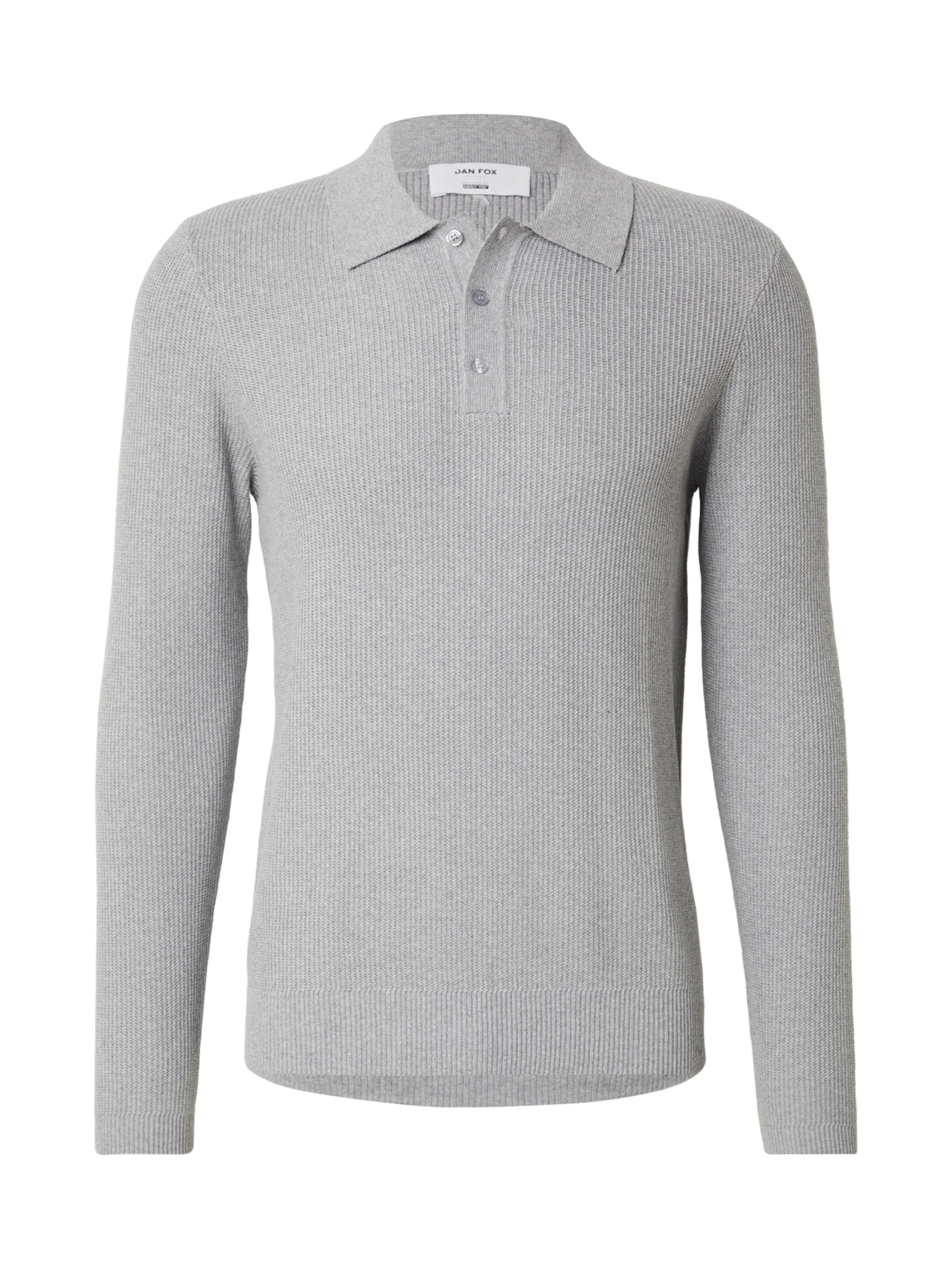 Tricou 'Curt' DAN FOX APPAREL pe gri amestecat, Vizualizare produs