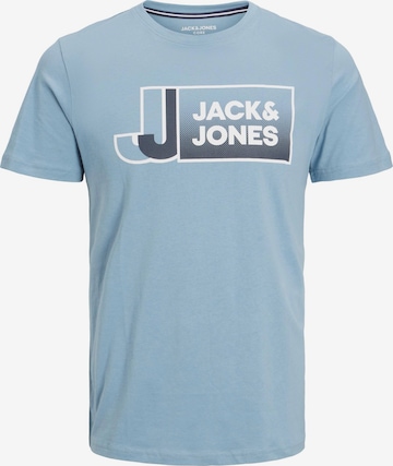 JACK & JONES Tričko 'Logan' – modrá: přední strana