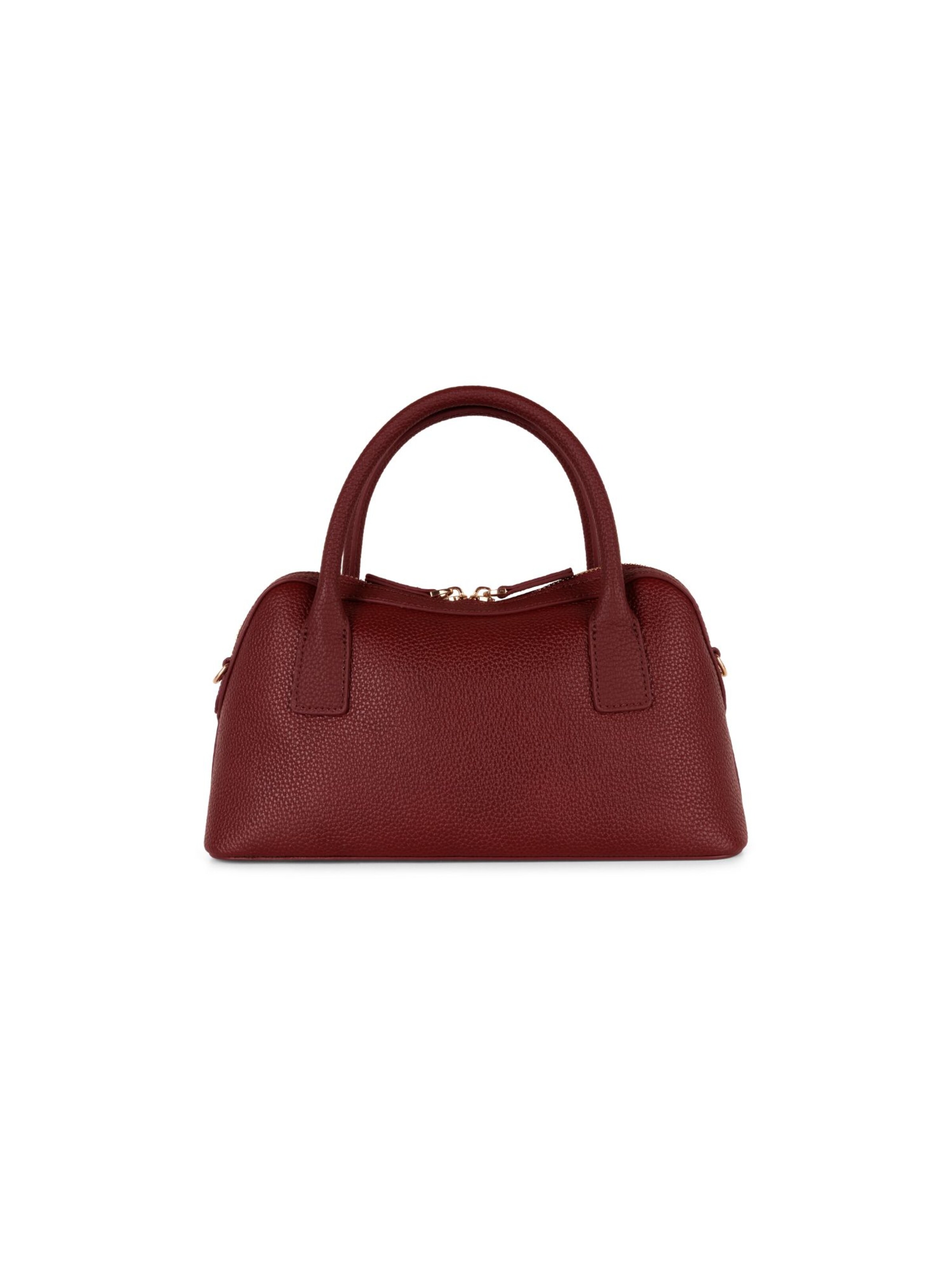 GIYA Amsterdam Handbag 'The Noni bag - burgundy red' in Red