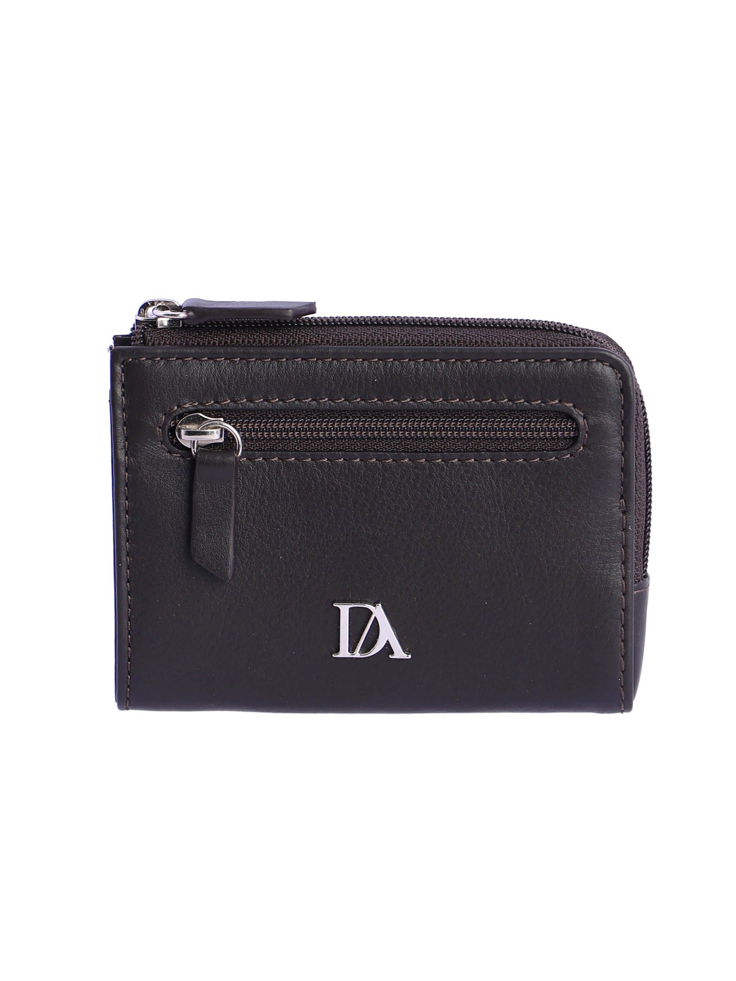 Don Algodon - Cartera 'Monedero para hombre Massimo de piel con protección RFID' en marrón: frente